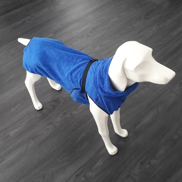 Microfiber bathrobe for dogs