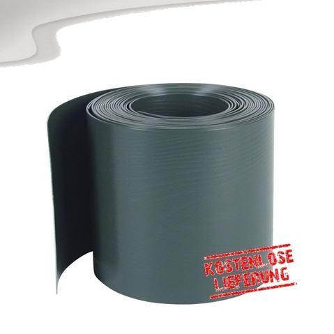 PVC screen for double wire panel on roll anthracite