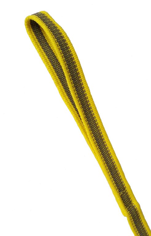 Schleppleine 3m gummiert mit Handschlaufe gelb