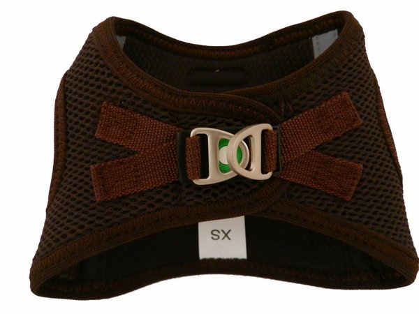 soft harness for dogs brown